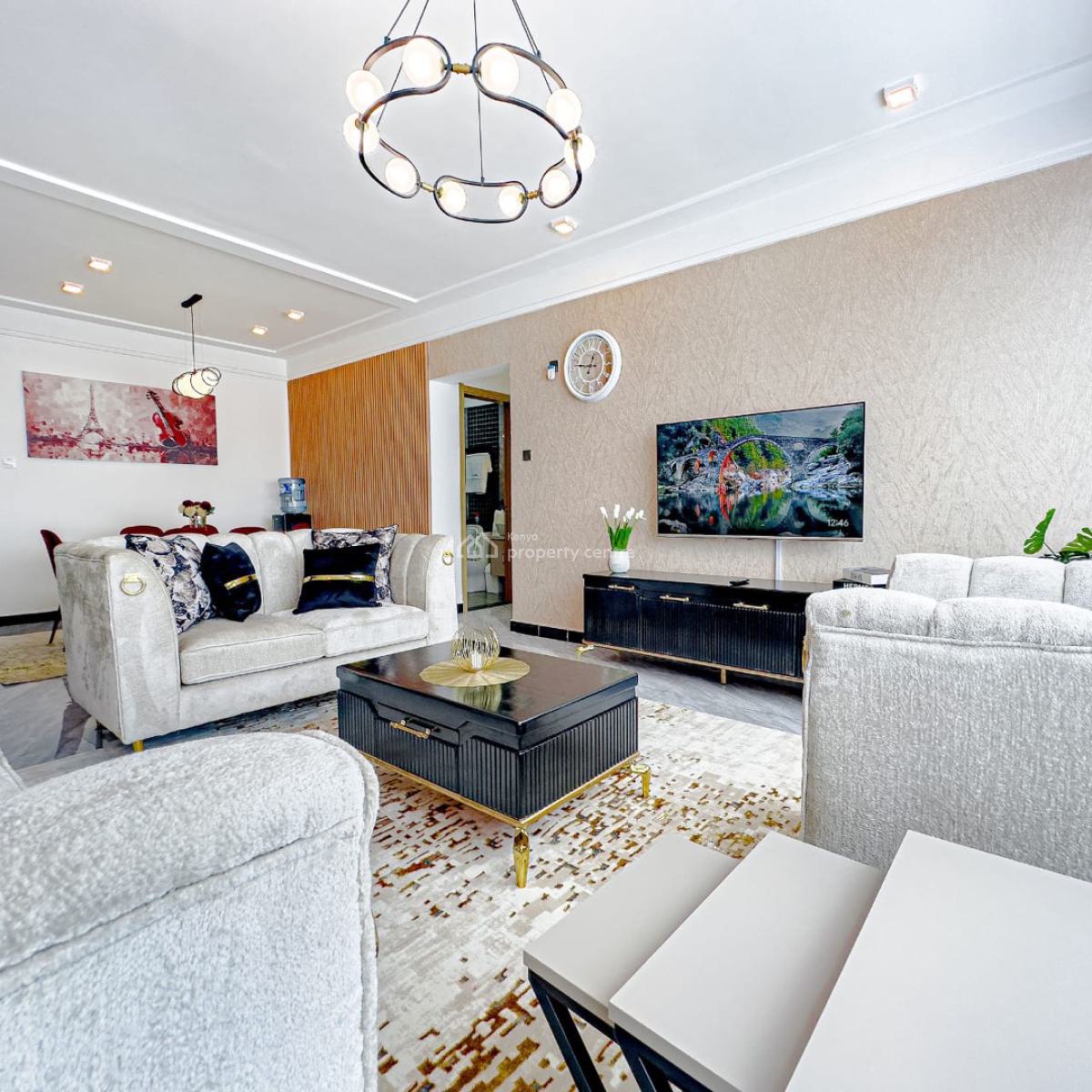 3 Bedroom Apartment Fully Furnished and Serviced, Kilimani, Nairobi, Apartment for Rent