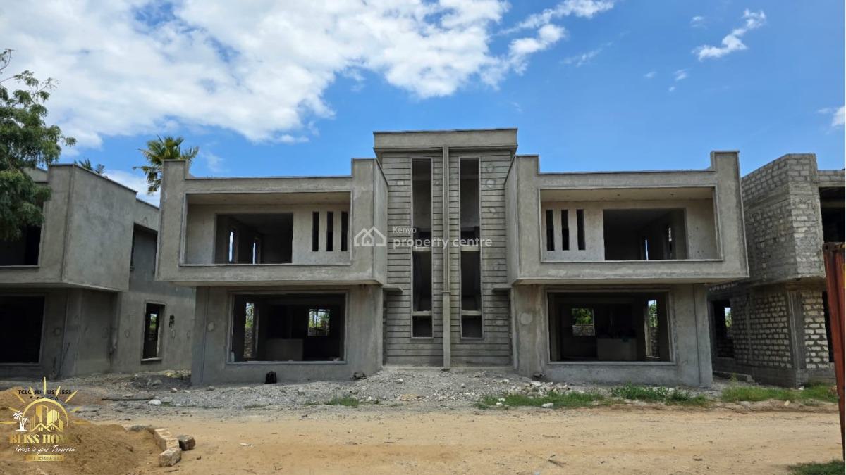 Modern Secure Family Friendly 3 Bedroom Villa in a Gated Community, Kanamai, Mtwapa, Kilifi, House for Sale