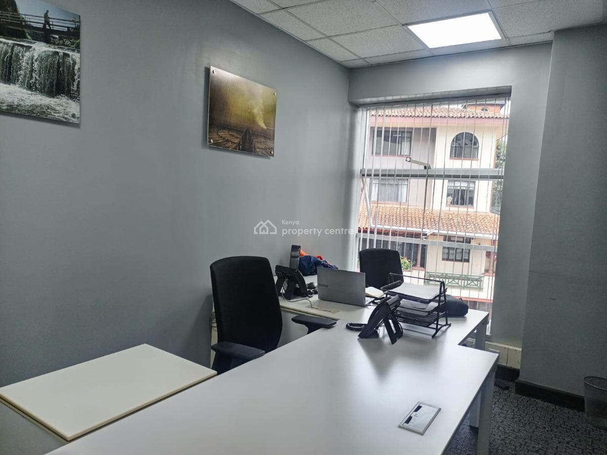 6 Pax Office with 4 Pax Open Plan & 2 Pax Private Office  Westlands, 2nd Floor, West Wing, Riverside Park, Westlands, Nairobi, Office Space for Rent