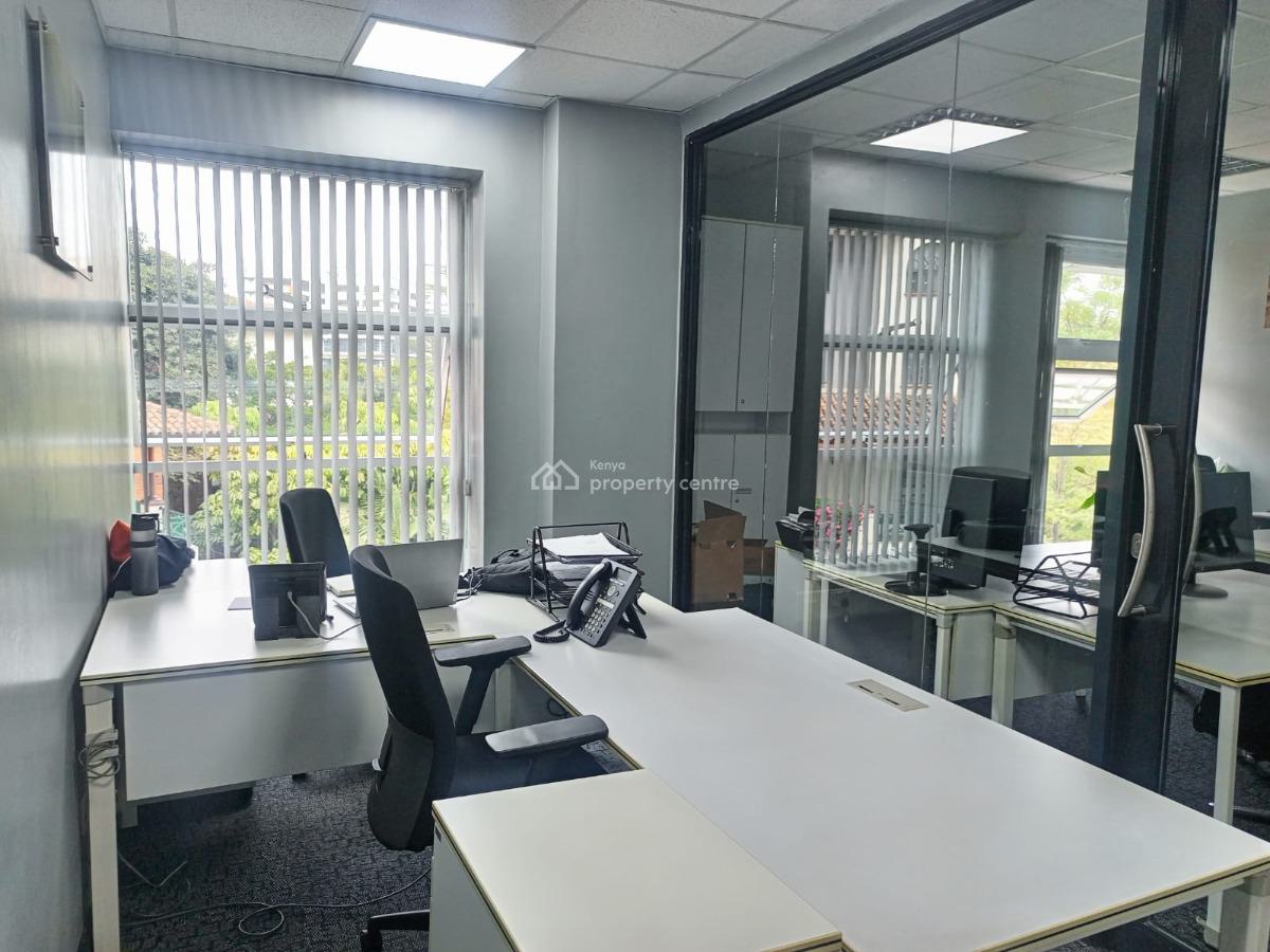 6 Pax Office with 4 Pax Open Plan & 2 Pax Private Office  Westlands, 2nd Floor, West Wing, Riverside Park, Westlands, Nairobi, Office Space for Rent
