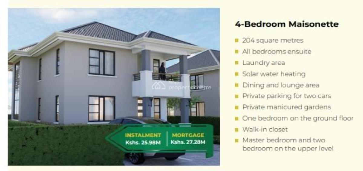 3 and 4 Bedroom Maisonettes, Lukenya, Athi River, Machakos, House for Sale