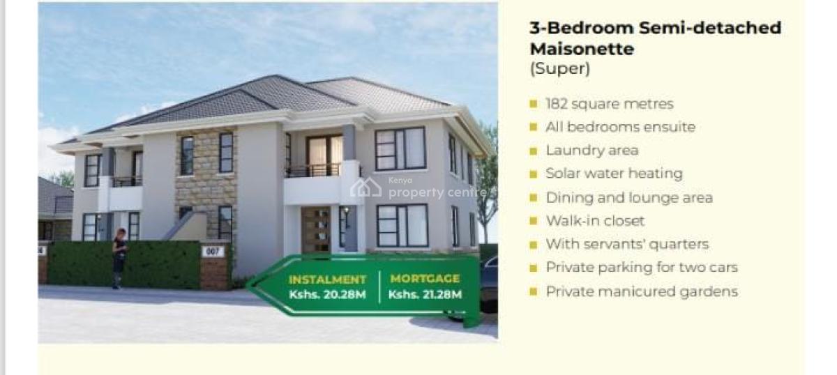 3 and 4 Bedroom Maisonettes, Lukenya, Athi River, Machakos, House for Sale