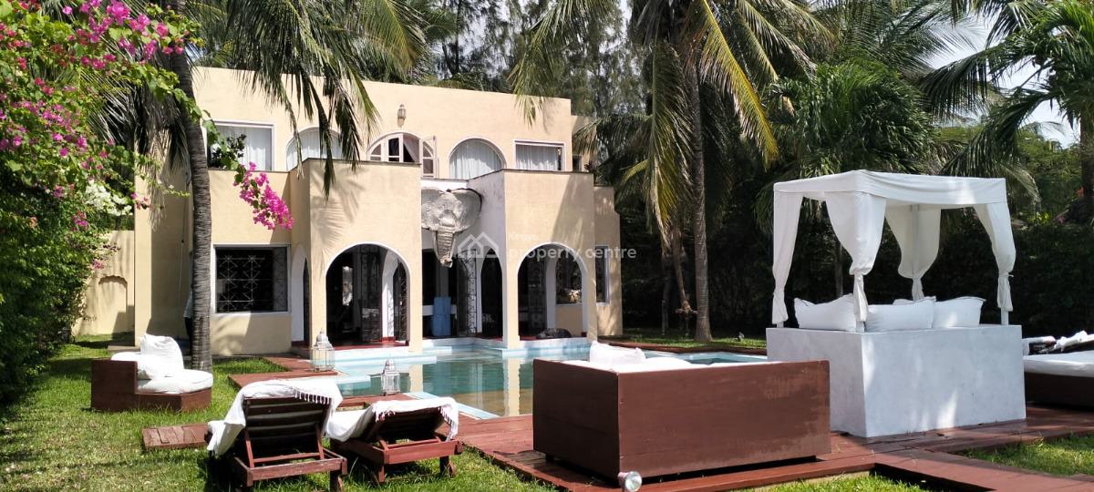 Moroccan-style, Fully Furnished Beachfront Villa in Malindi, Silversands Beach, Malindi Town, Kilifi, House for Sale