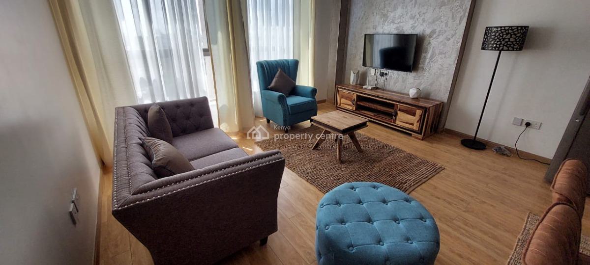Modern 1 Bedroom Fully Furnished and Serviced Apartment., Kirichwa Gardens, Kilimani, Nairobi, Apartment for Rent