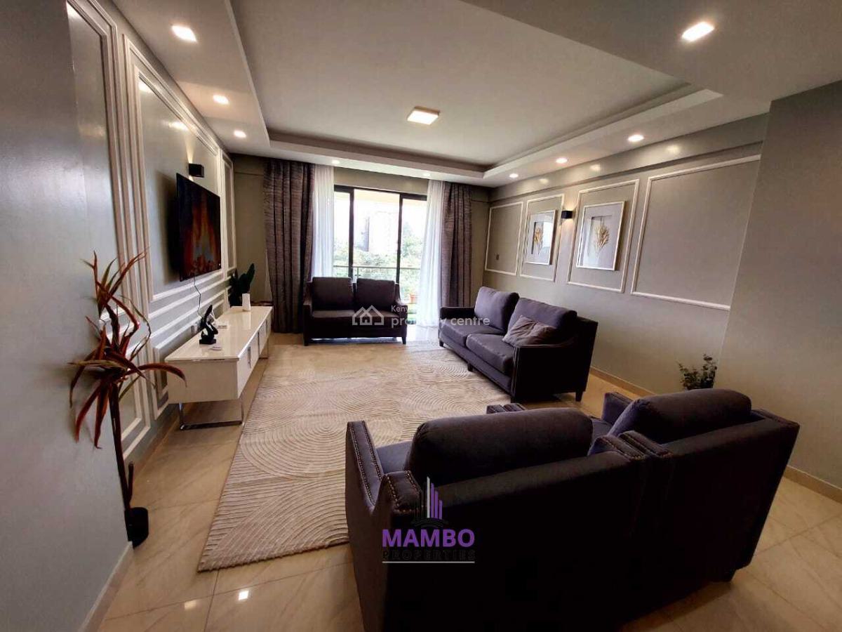 Modern 2 Bedroom Furnished and Serviced Apartment., Kileleshwa, Nairobi, Apartment for Rent