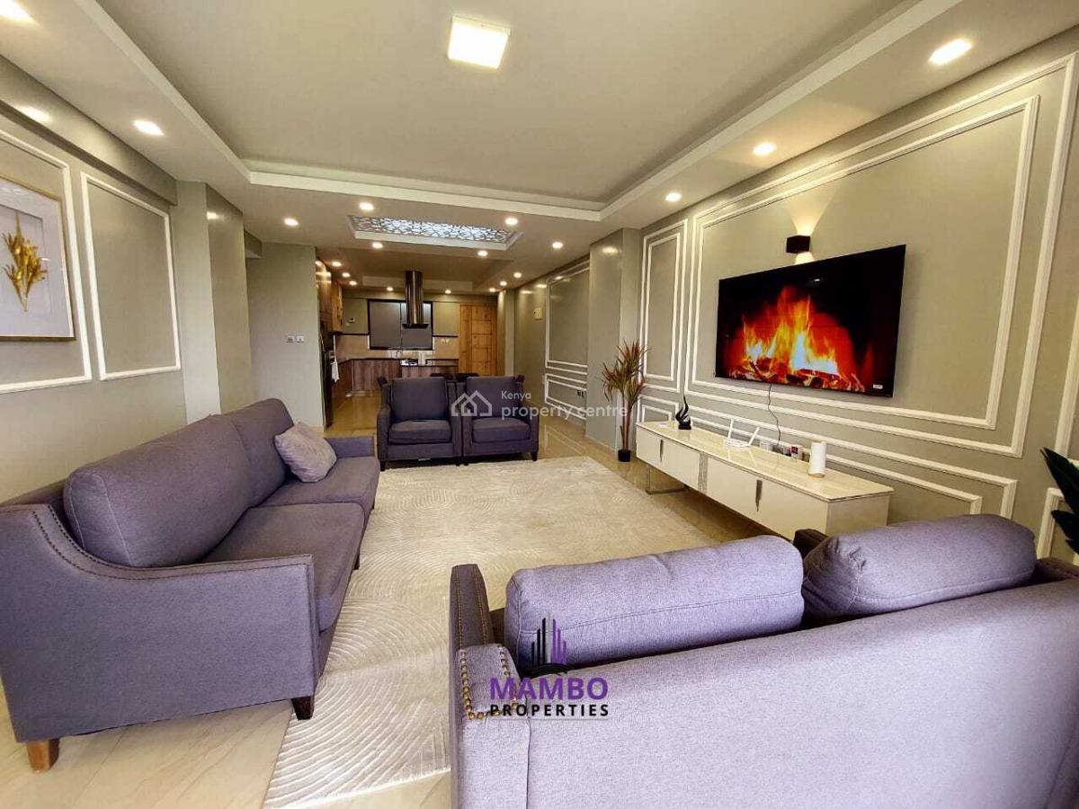 Modern 2 Bedroom Furnished and Serviced Apartment., Kileleshwa, Nairobi, Apartment for Rent