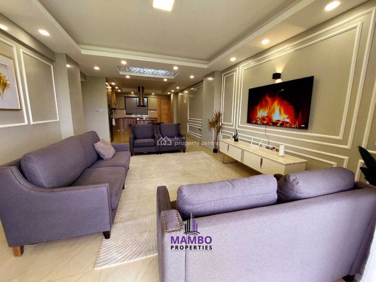Modern 2 Bedroom Furnished and Serviced Apartment., Kileleshwa, Nairobi, Apartment for Rent