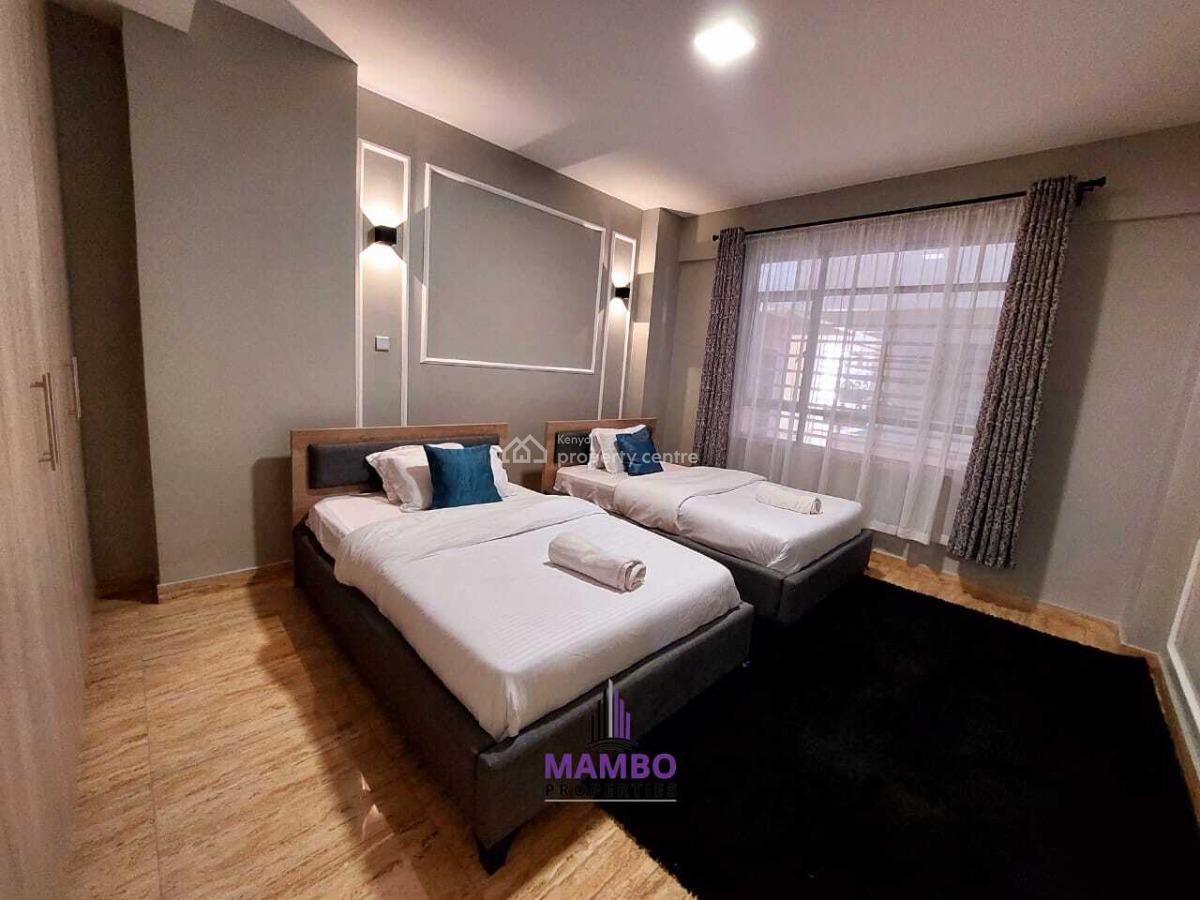 Modern 2 Bedroom Furnished and Serviced Apartment., Kileleshwa, Nairobi, Apartment for Rent