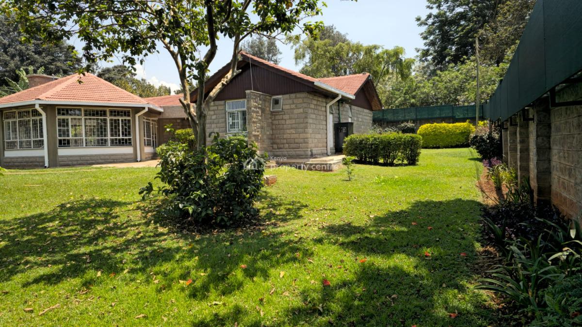 Spacious & Well-maintained 4-bedroom Bungalow in Loresho, Loresho, Loresho, Westlands, Nairobi, Terraced Bungalow for Rent