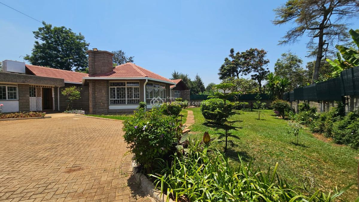 Spacious & Well-maintained 4-bedroom Bungalow in Loresho, Loresho, Loresho, Westlands, Nairobi, Terraced Bungalow for Rent
