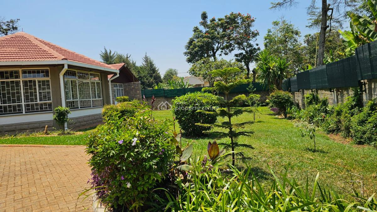 Spacious & Well-maintained 4-bedroom Bungalow in Loresho, Loresho, Loresho, Westlands, Nairobi, Terraced Bungalow for Rent
