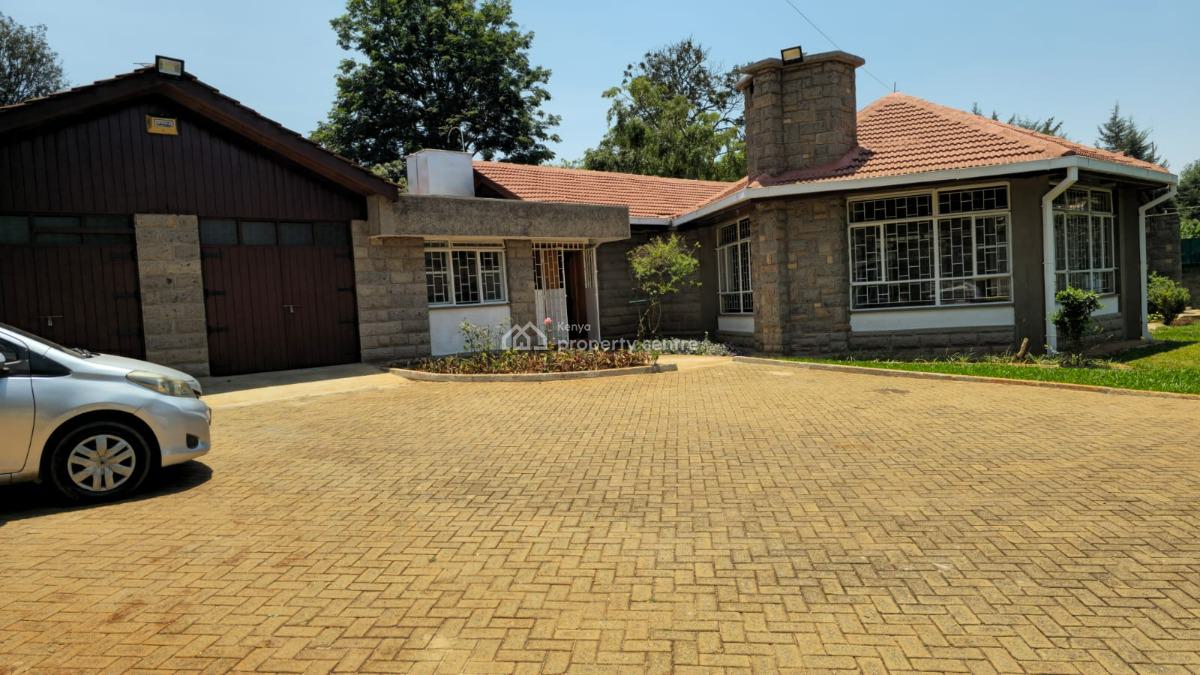 Spacious & Well-maintained 4-bedroom Bungalow in Loresho, Loresho, Loresho, Westlands, Nairobi, Terraced Bungalow for Rent