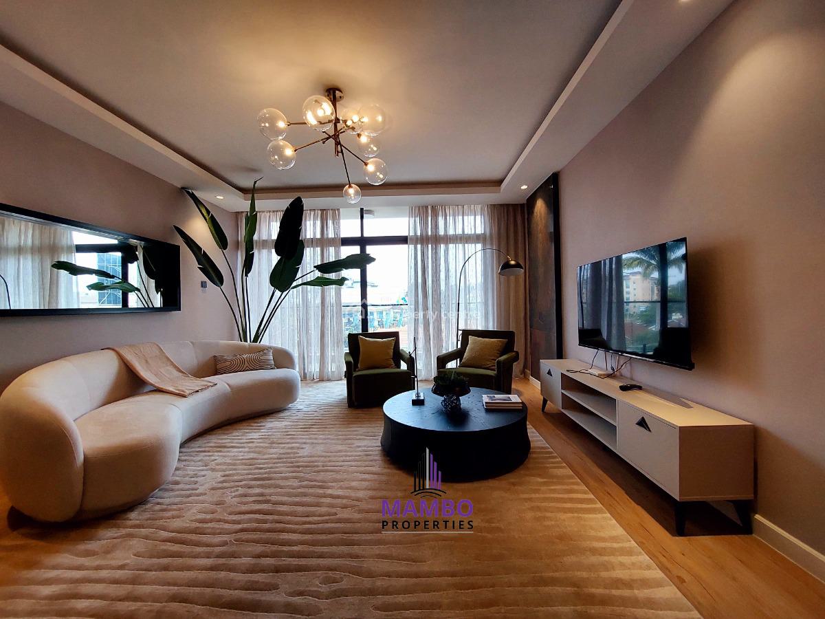 Modern 2 Bedroom Fully Furnished Apartment., Brookside Drive, Westlands, Nairobi, Apartment for Rent