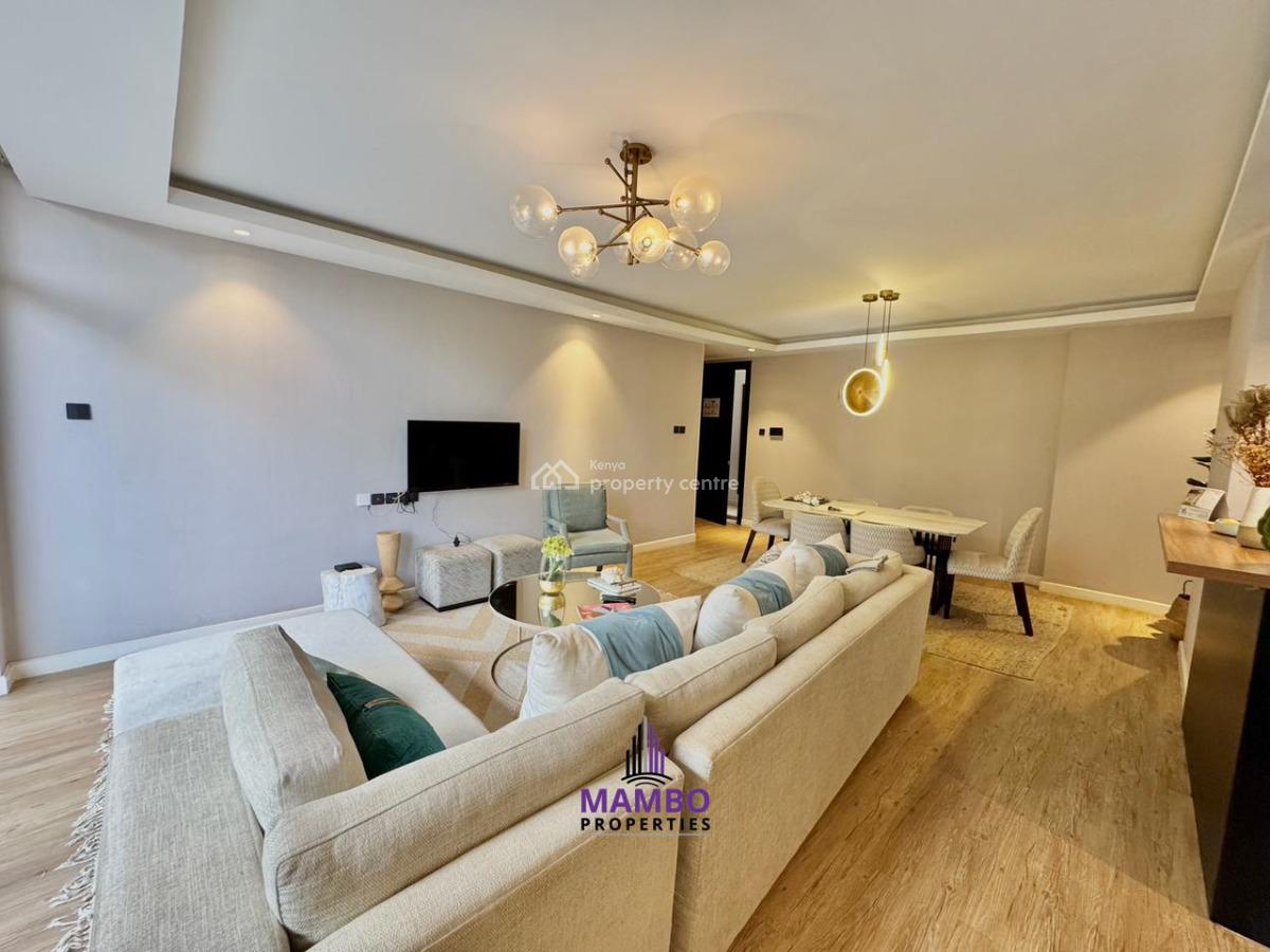 Modern 2 Bedroom Fully Furnished Apartment ., Brookside Drive., Westlands, Nairobi, Apartment for Rent