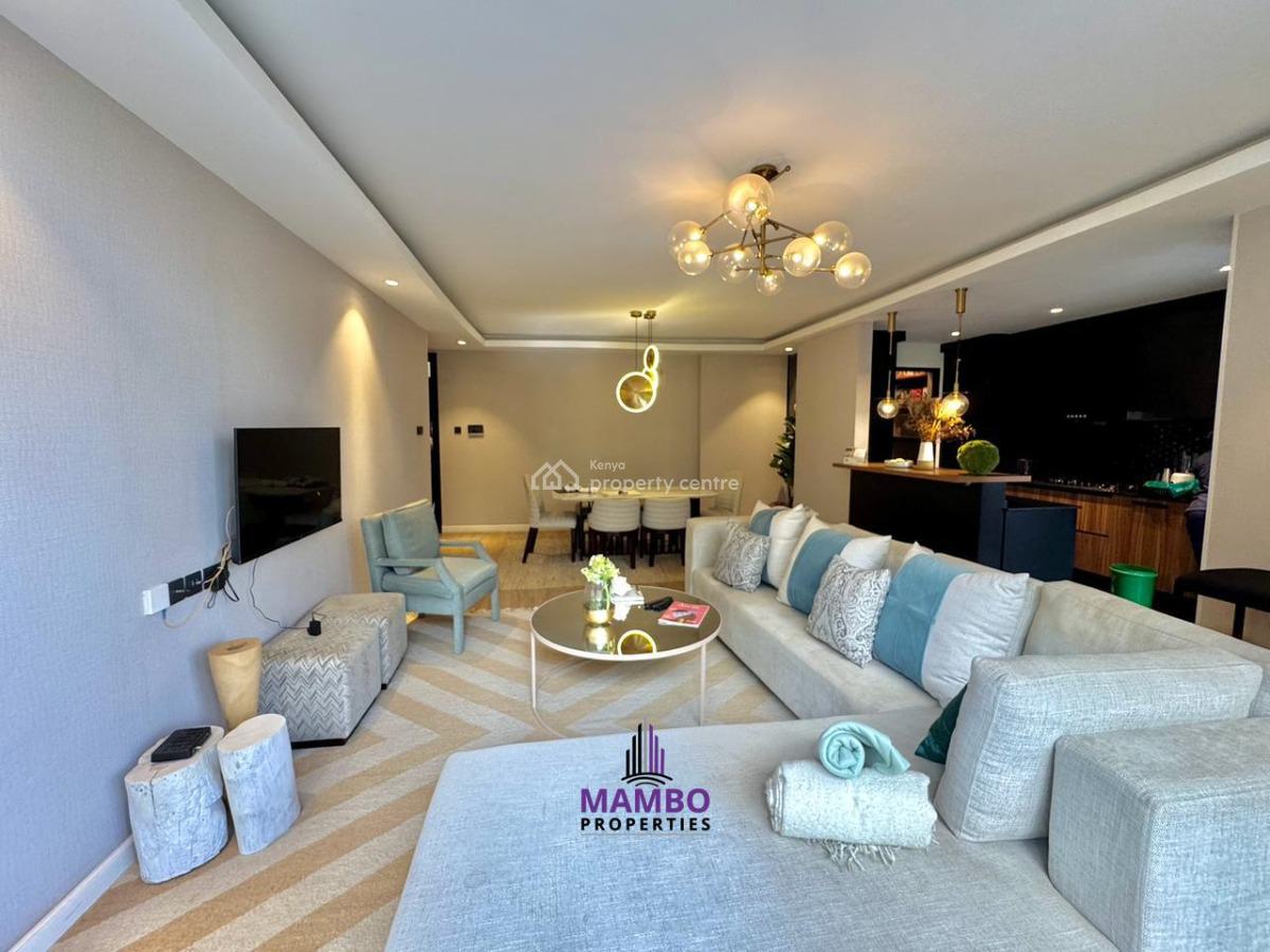 Modern 2 Bedroom Fully Furnished Apartment ., Brookside Drive., Westlands, Nairobi, Apartment for Rent