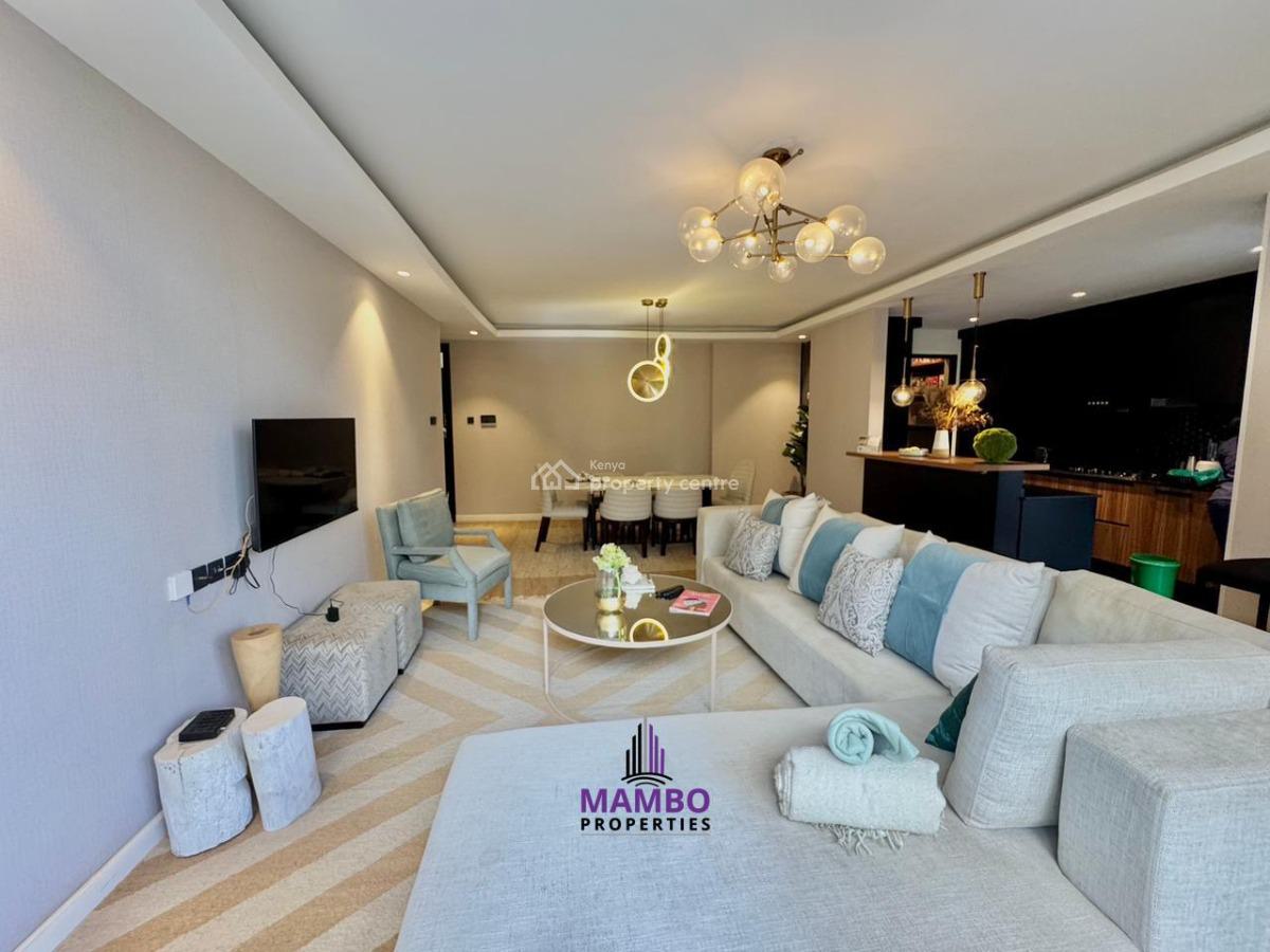 Modern 2 Bedroom Fully Furnished Apartment ., Brookside Drive., Westlands, Nairobi, Apartment for Rent