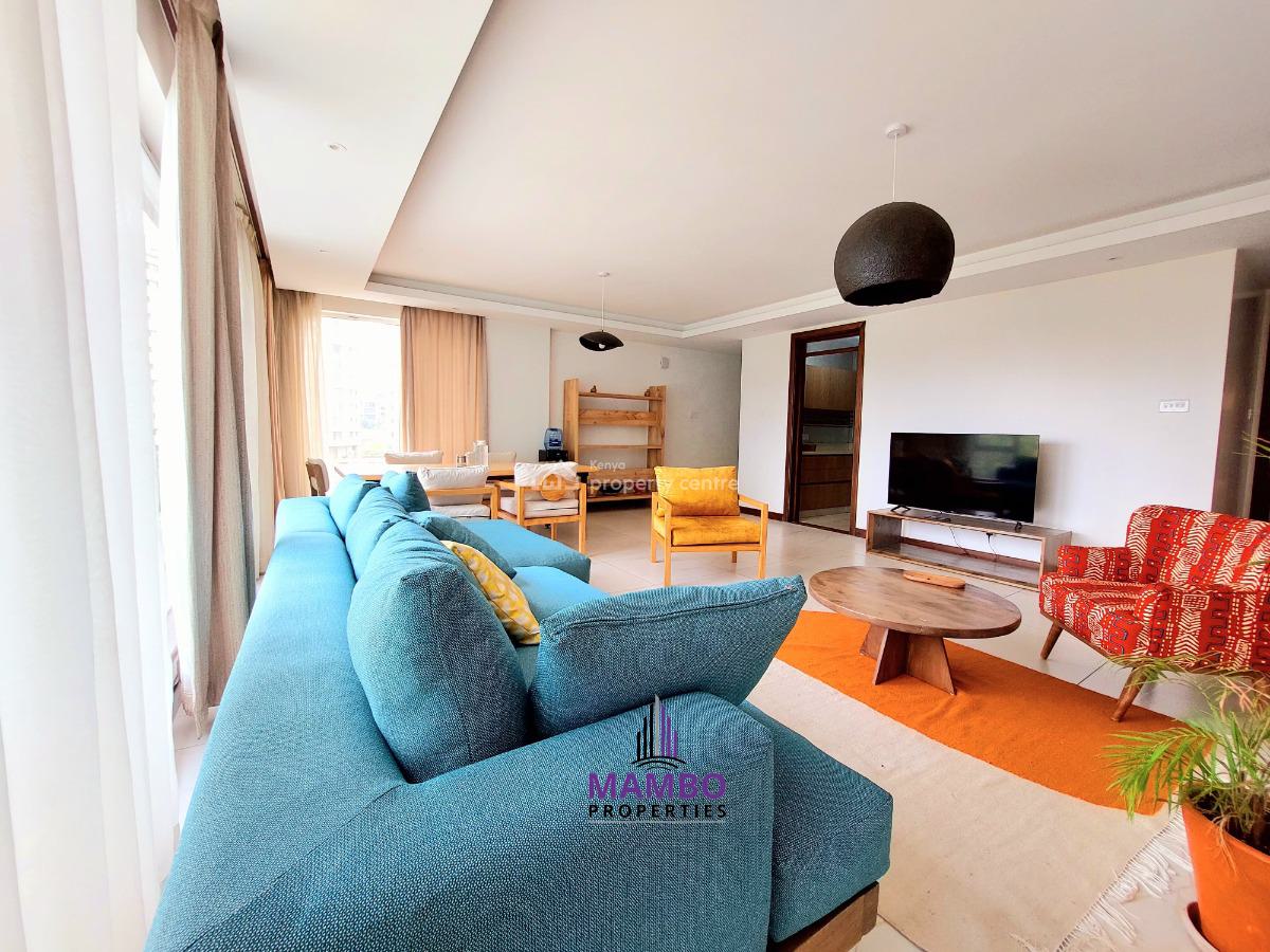 Modern 3 Bedroom Fully Furnished and Serviced Apartment., General Mathenge Rd., Westlands, Nairobi, Apartment for Rent