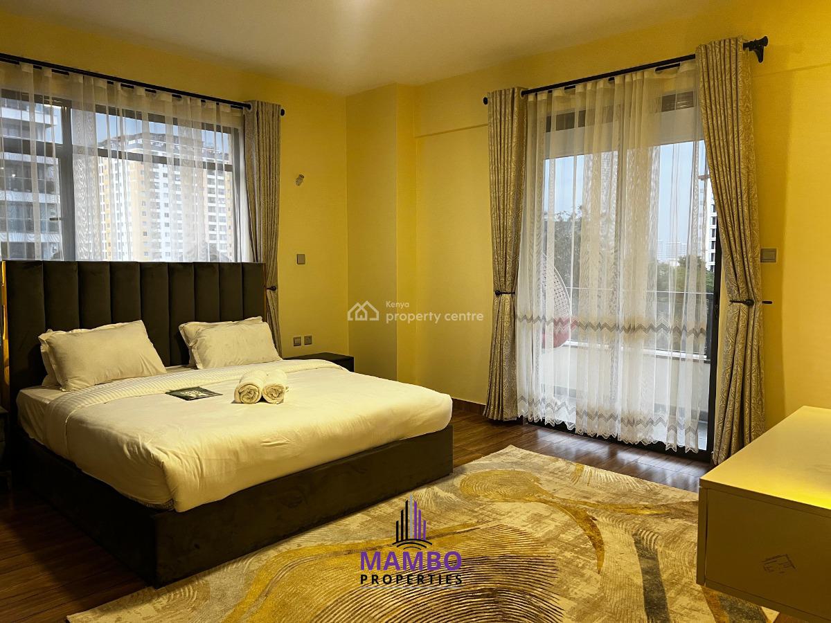 Modern 2 Bedroom Furnished and Serviced Apartment., Near Arboretum Forest., Kileleshwa, Nairobi, Apartment for Rent