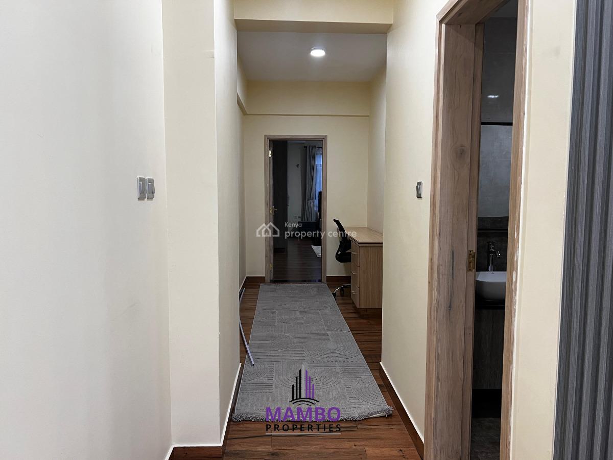 Modern 2 Bedroom Furnished and Serviced Apartment., Near Arboretum Forest., Kileleshwa, Nairobi, Apartment for Rent
