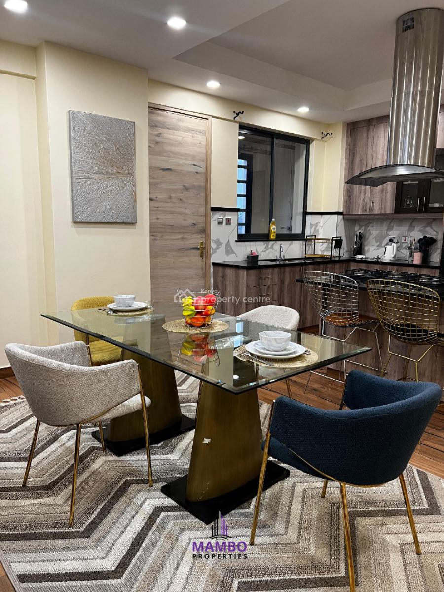 Modern 2 Bedroom Furnished and Serviced Apartment., Near Arboretum Forest., Kileleshwa, Nairobi, Apartment for Rent