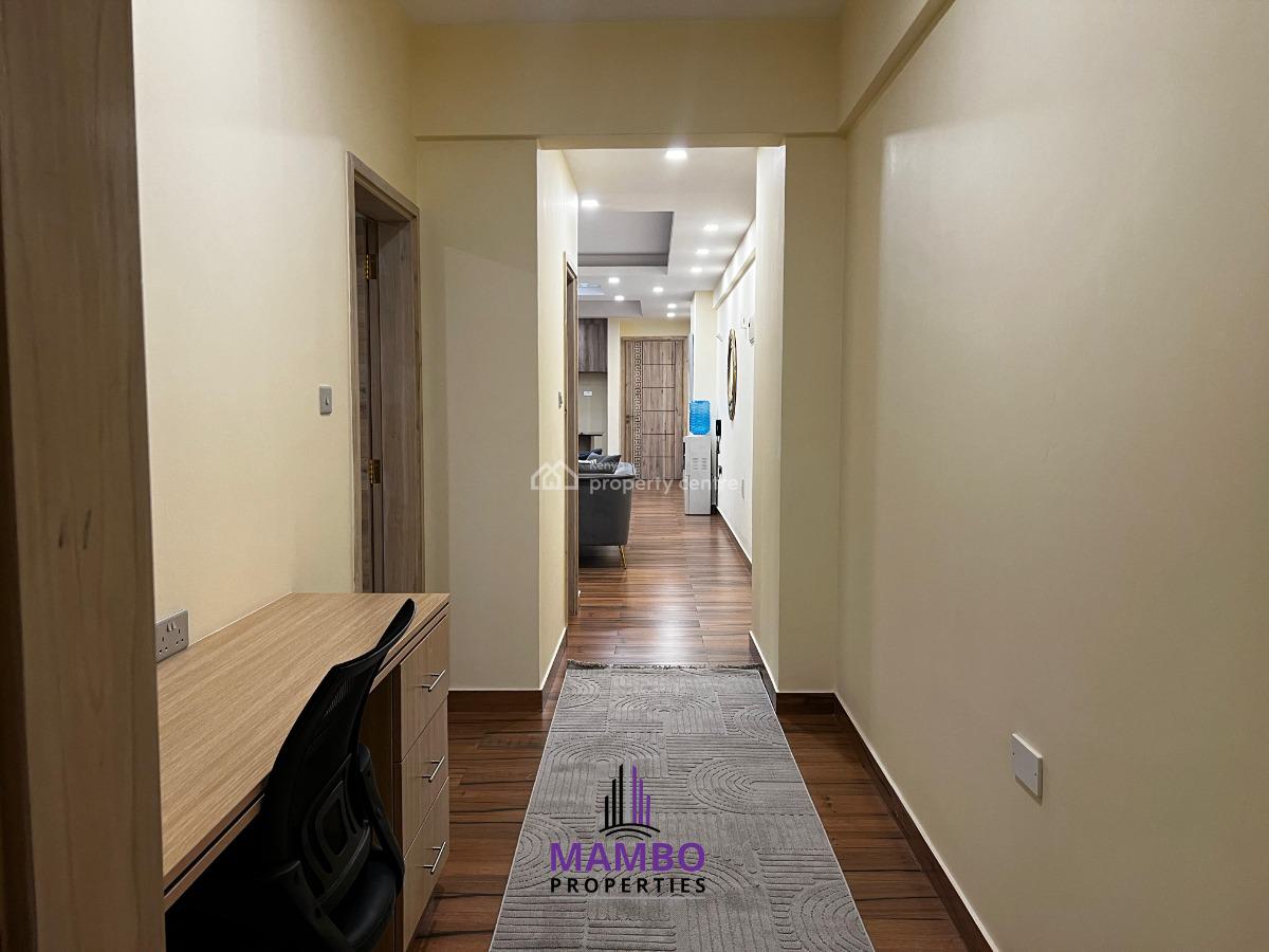 Modern 2 Bedroom Furnished and Serviced Apartment., Near Arboretum Forest., Kileleshwa, Nairobi, Apartment for Rent