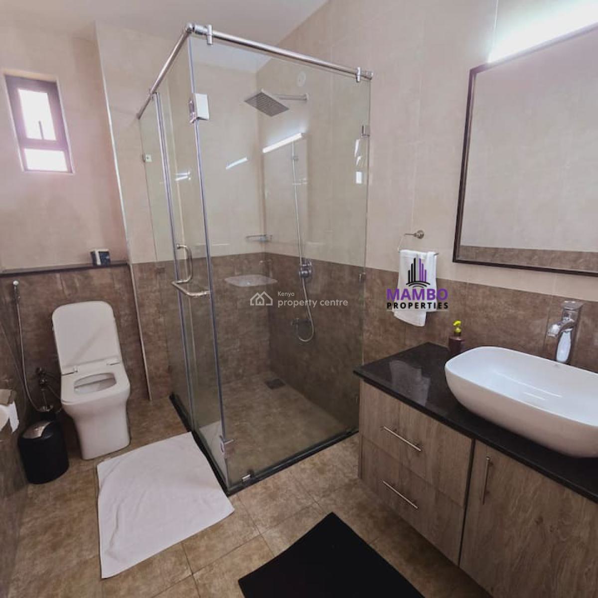 Modern 2 Bedroom Furnished and Serviced Apartment., Near Arboretum Forest., Kileleshwa, Nairobi, Apartment for Rent