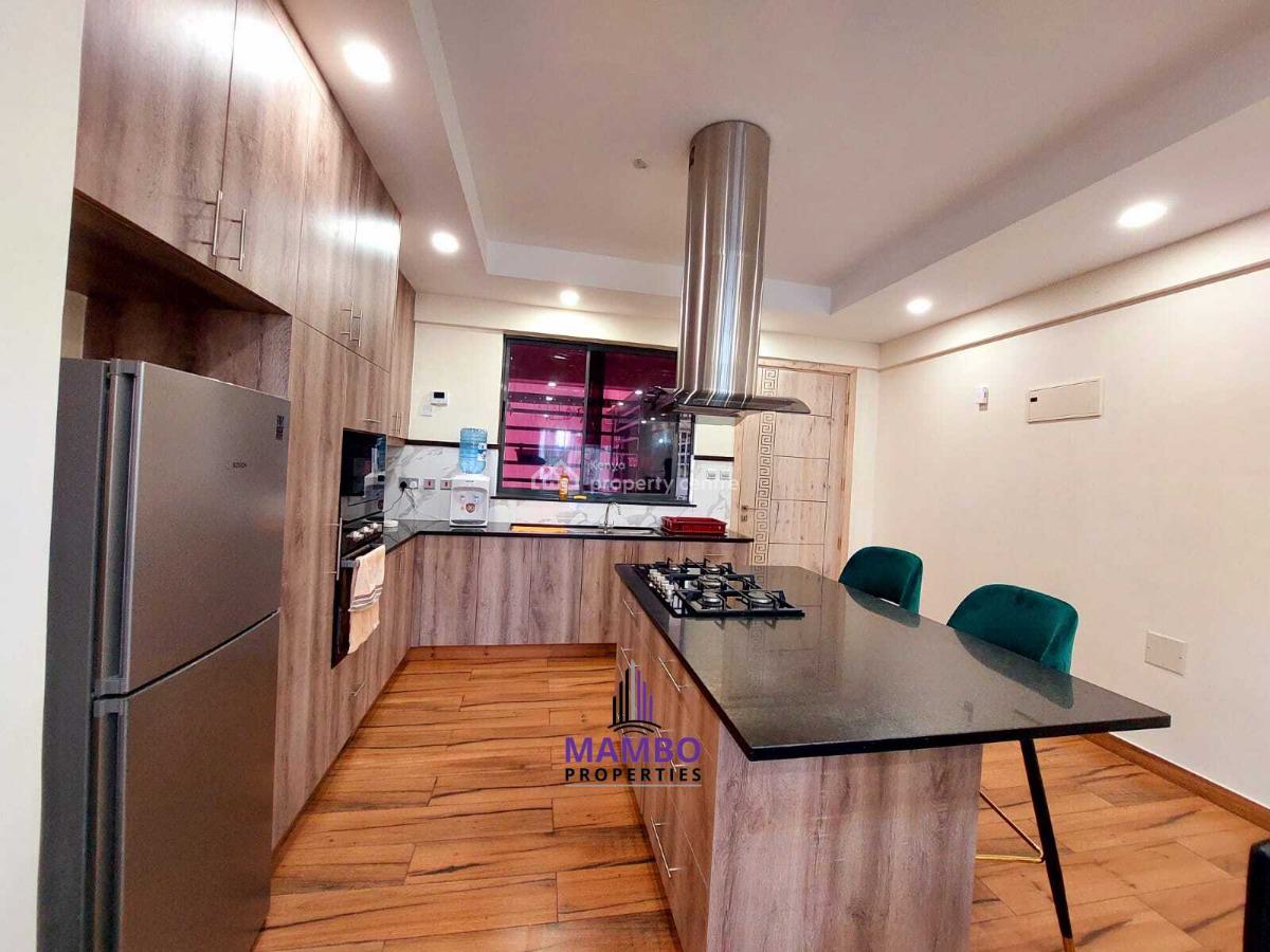 Modern 2 Bedroom Furnished and Serviced Apartment., Near Arboretum Forest., Kileleshwa, Nairobi, Apartment for Rent
