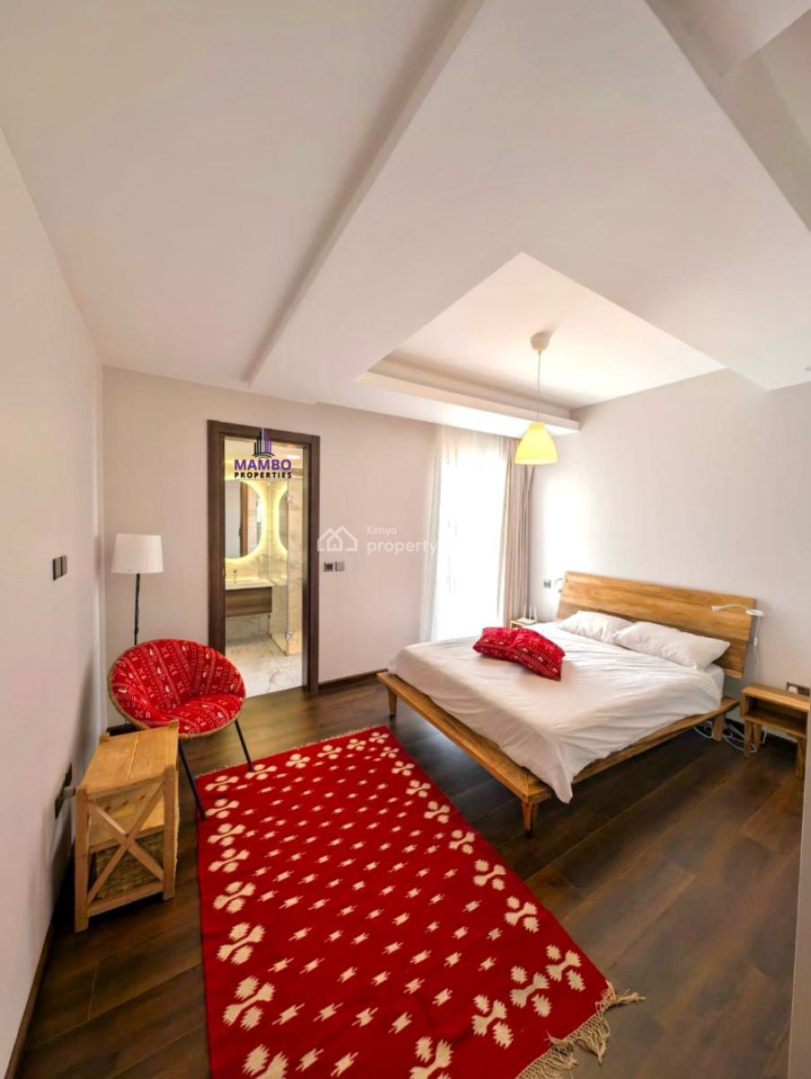 Modern 3 Bedroom Fully Furnished and Serviced Apartment., Brookside Drive., Westlands, Nairobi, Apartment for Rent