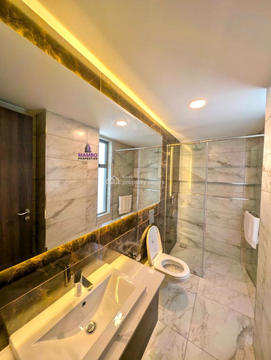 Modern 3 Bedroom Fully Furnished and Serviced Apartment., Brookside Drive., Westlands, Nairobi, Apartment for Rent