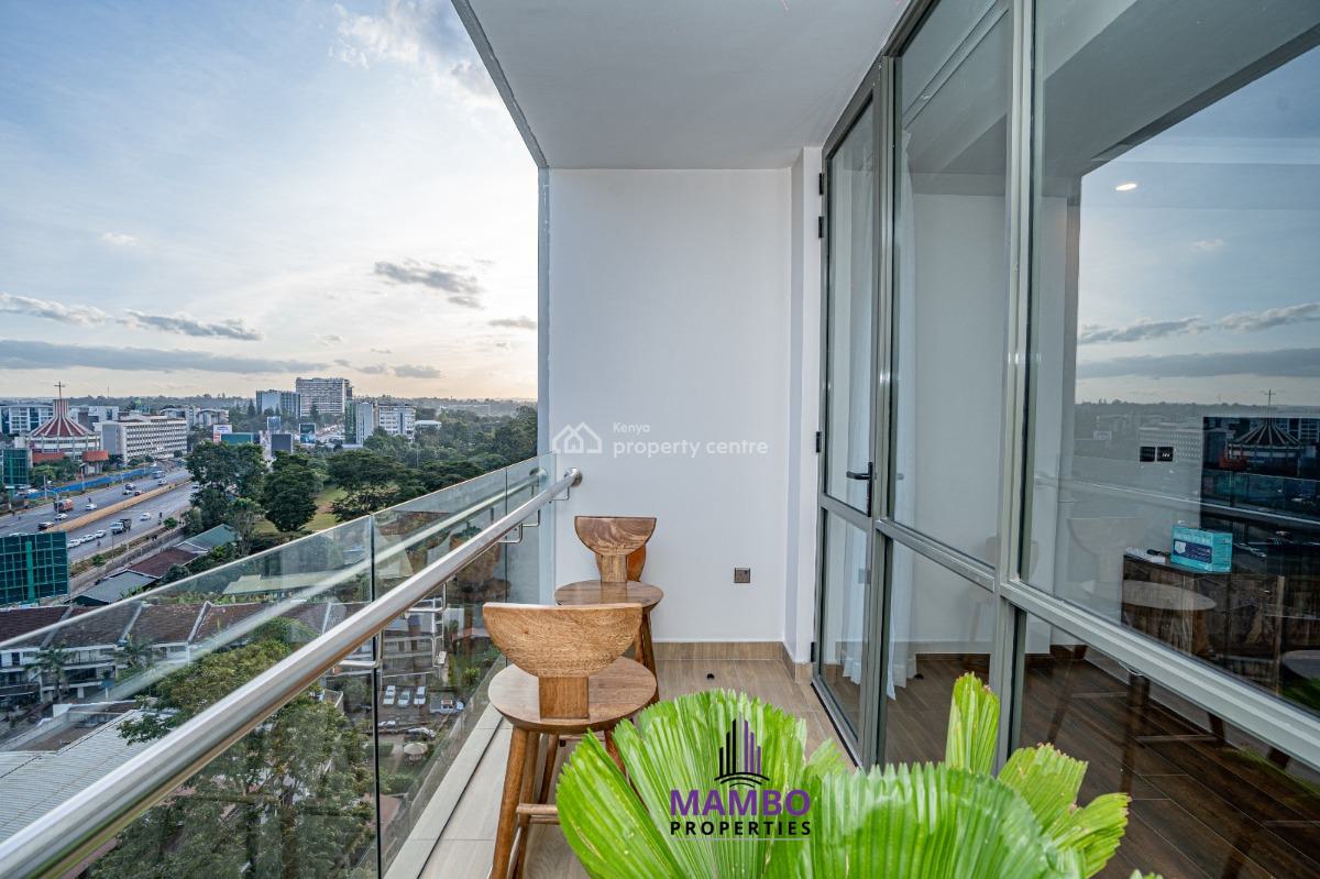 Modern 3 Bedroom Fully Furnished and Serviced Apartment., Brookside Drive, Westlands, Nairobi, Apartment for Rent