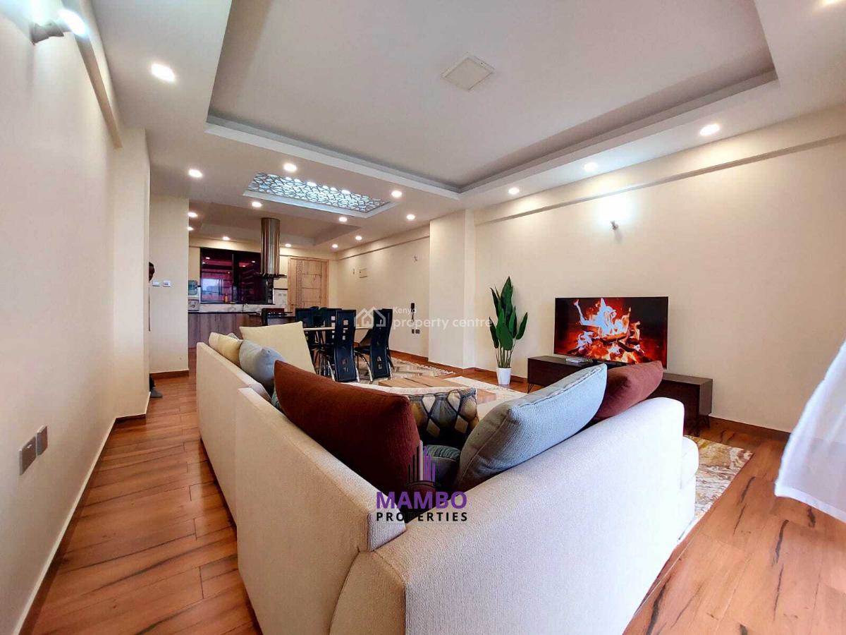 Modern 2 Bedroom Furnished and Serviced Apartment ., Near Arboretum Forest., Kileleshwa, Nairobi, Apartment for Rent