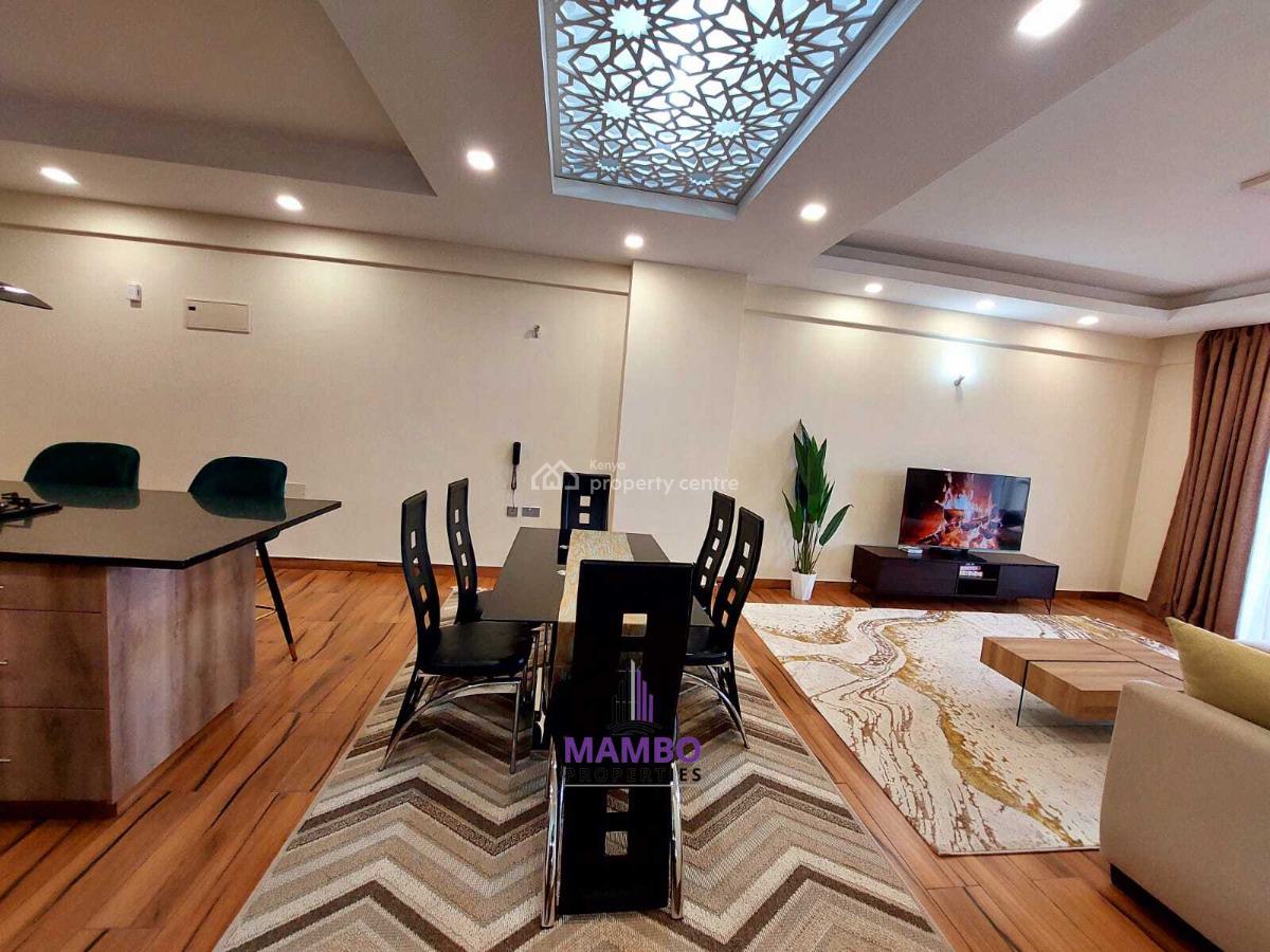 Modern 2 Bedroom Furnished and Serviced Apartment ., Near Arboretum Forest., Kileleshwa, Nairobi, Apartment for Rent
