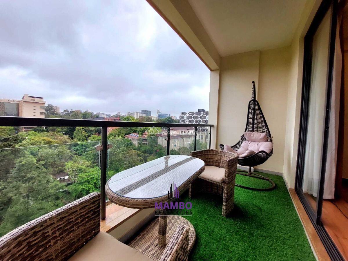 Modern 2 Bedroom Furnished and Serviced Apartment ., Near Arboretum Forest., Kileleshwa, Nairobi, Apartment for Rent