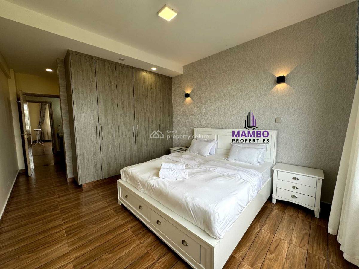 Modern 2 Bedroom Furnished and Serviced Apartment ., Near Arboretum Forest., Kileleshwa, Nairobi, Apartment for Rent