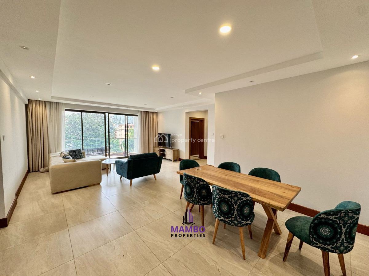Newly Built 2 Bedroom Furnished Apartment with Beautiful Facilities., Rhapta Rd., Westlands, Nairobi, Apartment for Rent
