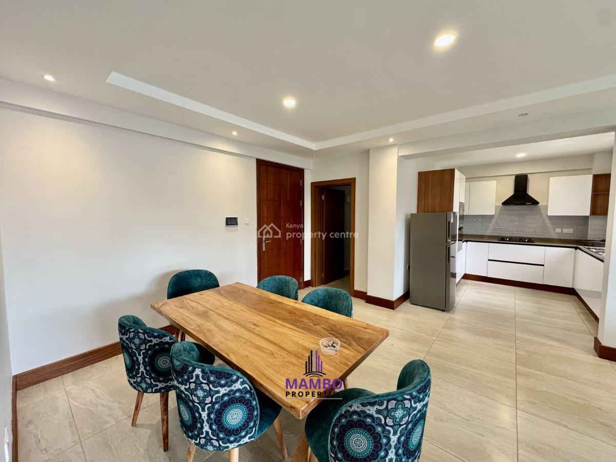 Newly Built 2 Bedroom Furnished Apartment with Beautiful Facilities., Rhapta Rd., Westlands, Nairobi, Apartment for Rent