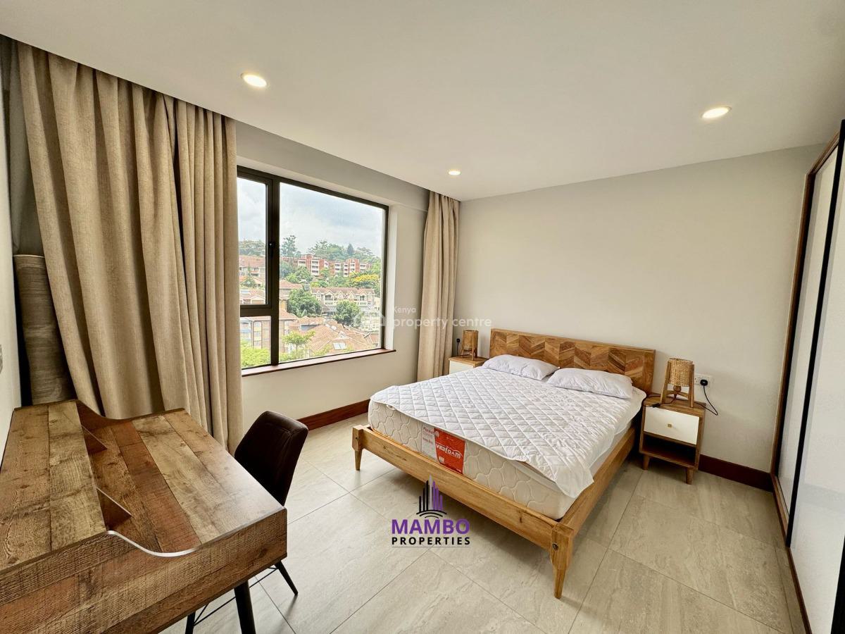 Newly Built 2 Bedroom Furnished Apartment with Beautiful Facilities., Rhapta Rd., Westlands, Nairobi, Apartment for Rent