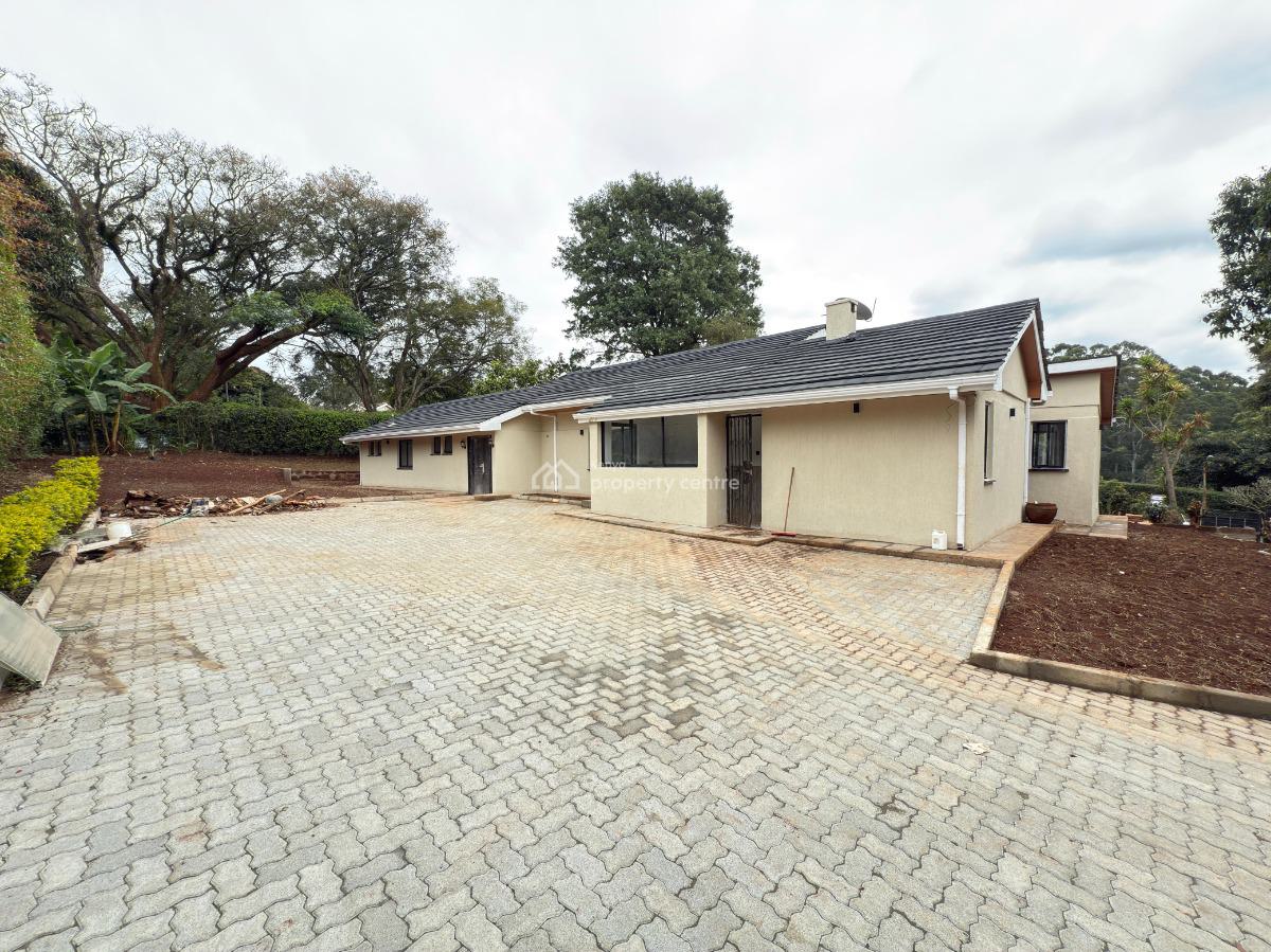 Charming 4 Bedroom Bungalow Plus Dsq for 3, Loresho, Loresho, Westlands, Nairobi, Terraced Bungalow for Rent