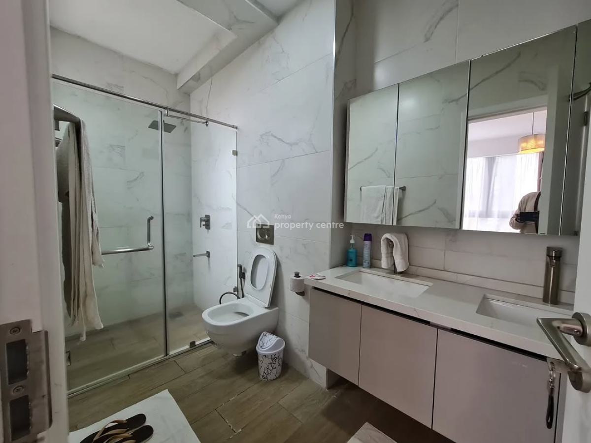 Luxury 3-bedroom + Dsq Fully Furnished Apartment on Riverside Drive, Riverside Drive, Westlands, Nairobi, Apartment for Rent
