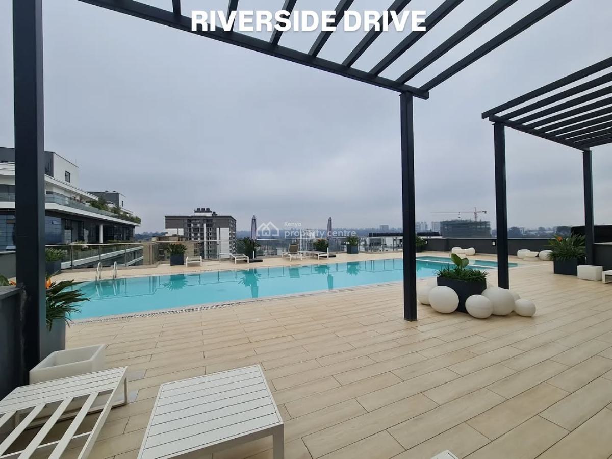 Luxury 3-bedroom + Dsq Fully Furnished Apartment on Riverside Drive, Riverside Drive, Westlands, Nairobi, Apartment for Rent