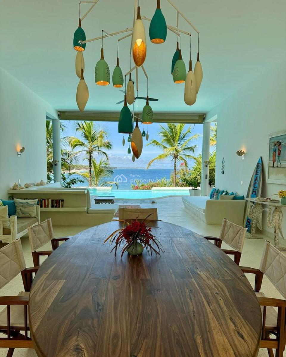 Exquisite Beach Holiday House -- Luxury 5-bedroom Beachfront Villa, Marine Park, Casuarina, Malindi Town, Kilifi, House Short Let