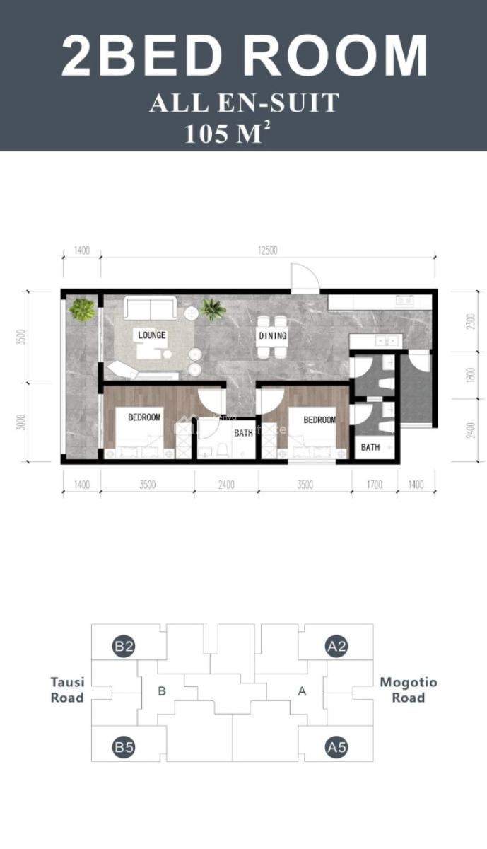 Luxury 1,2 and 3 Bedroom Apartments, Westlands, Waiyaki Way., Westlands, Nairobi, Apartment for Sale