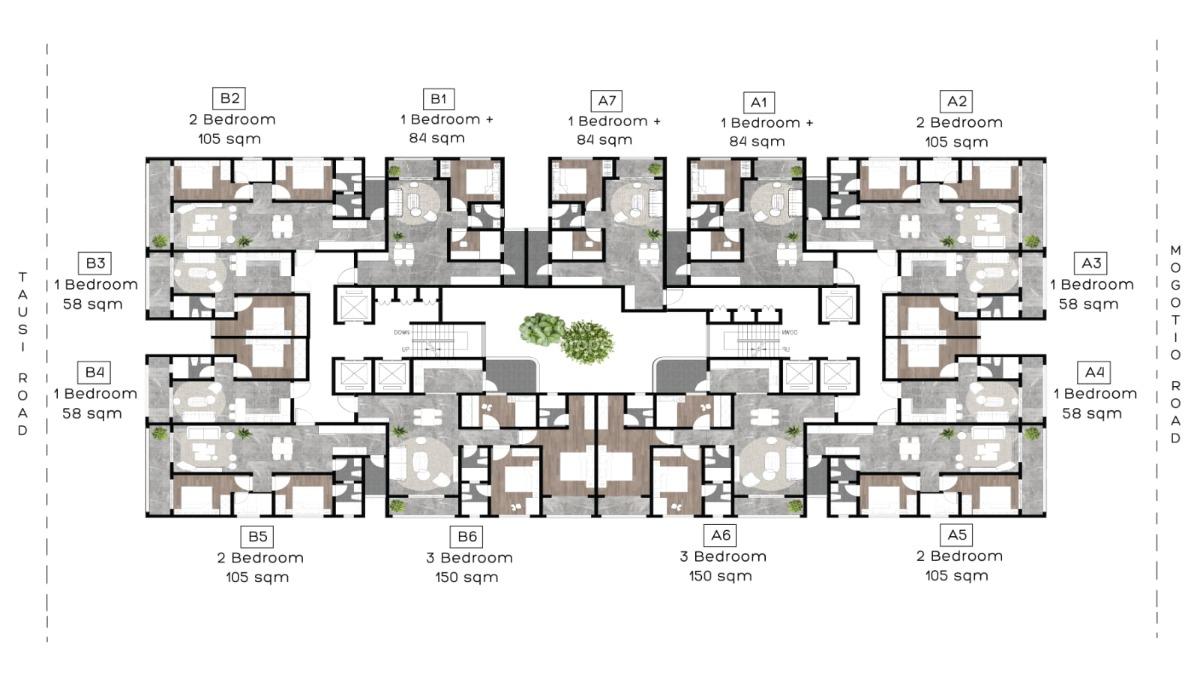 Luxury 1,2 and 3 Bedroom Apartments, Westlands, Waiyaki Way., Westlands, Nairobi, Apartment for Sale