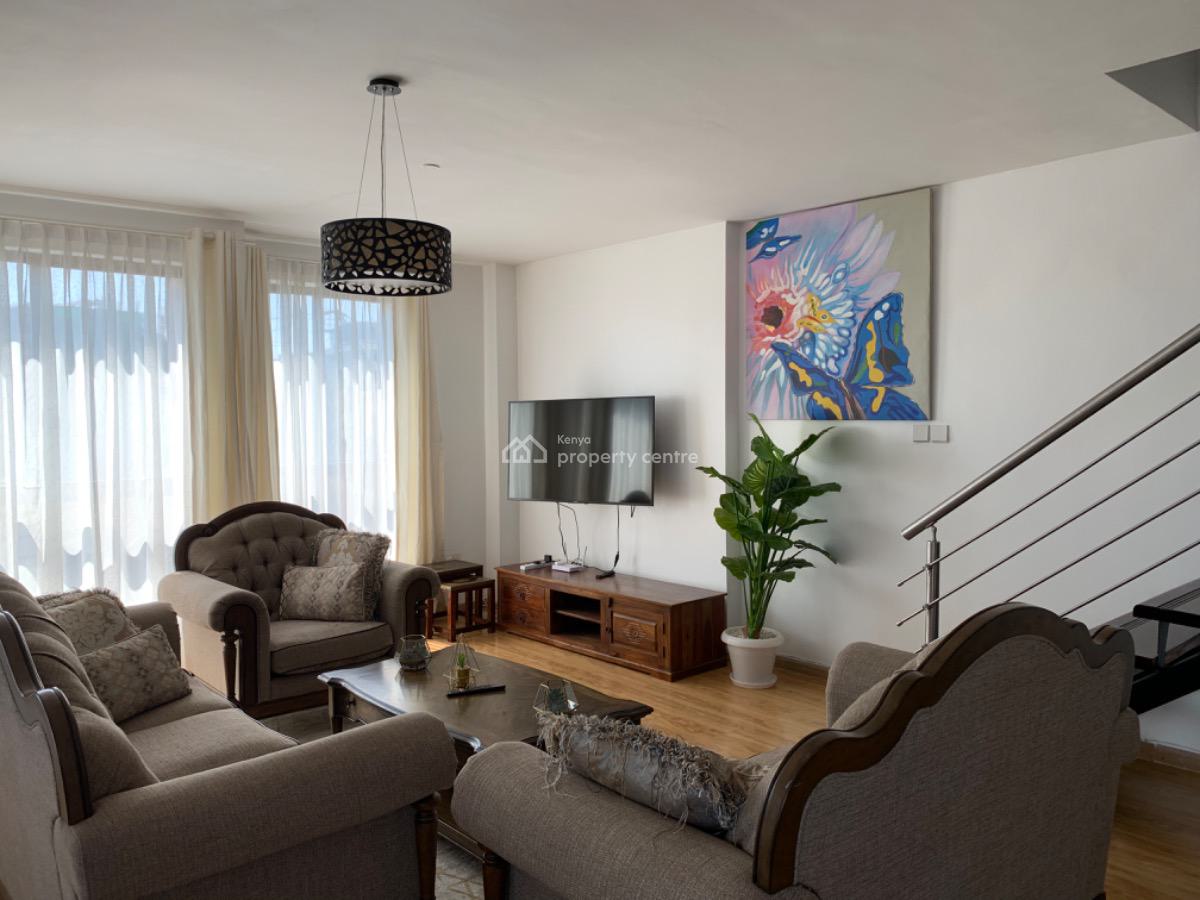 Fully Furnished and Service 3 Bedroom Duplex Apartment Master Ensuite, Kilimani, Nairobi, Apartment for Rent