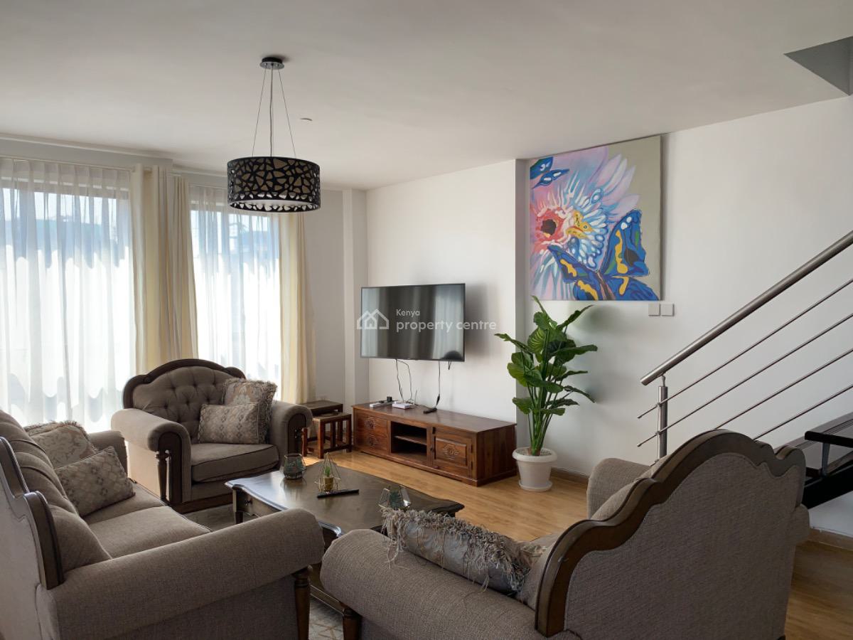 Fully Furnished and Service 3 Bedroom Duplex Apartment Master Ensuite, Kilimani, Nairobi, Apartment for Rent