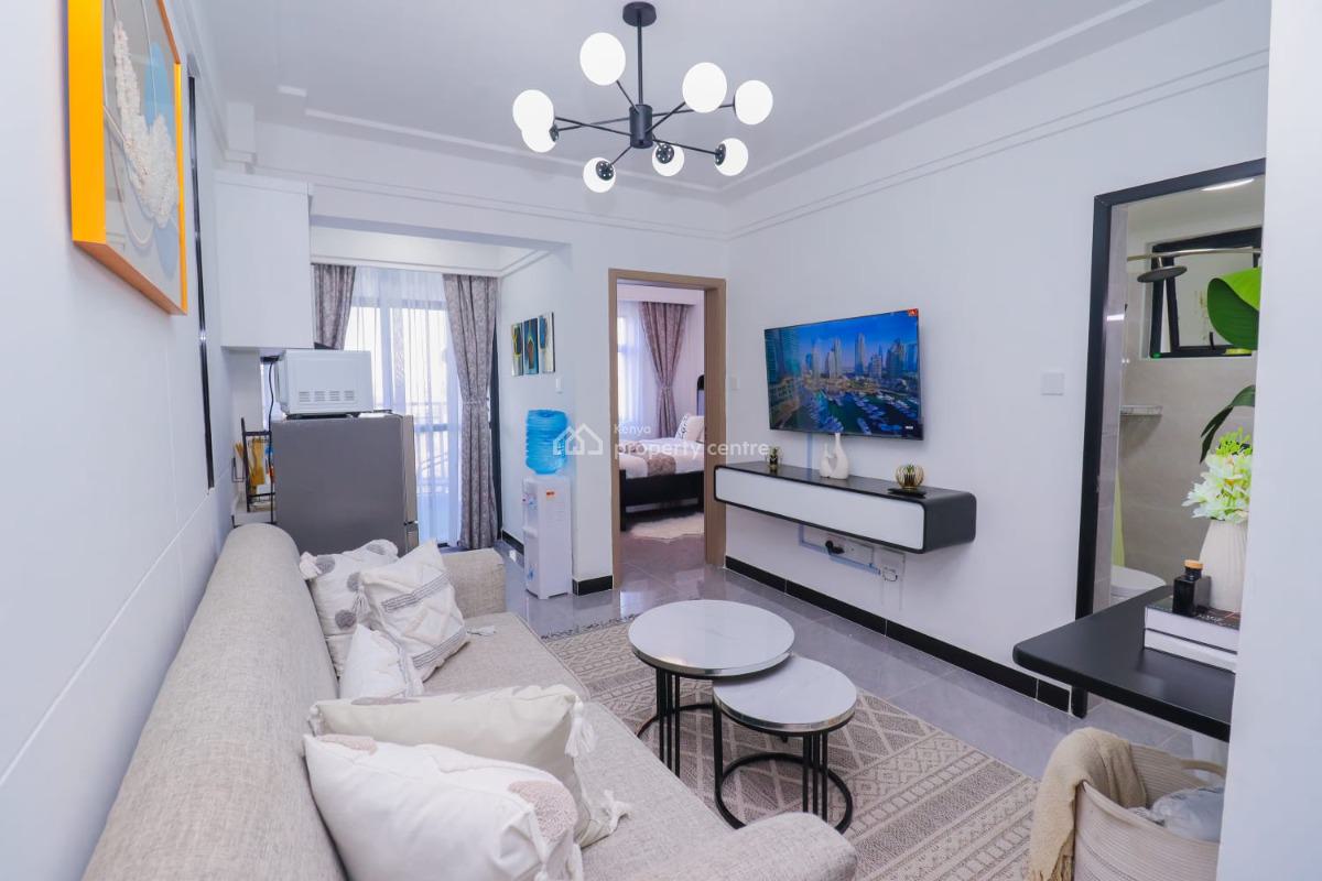 Furnished 1 Bedroom with Extra Bed, Kilimani, Nairobi, Apartment for Rent