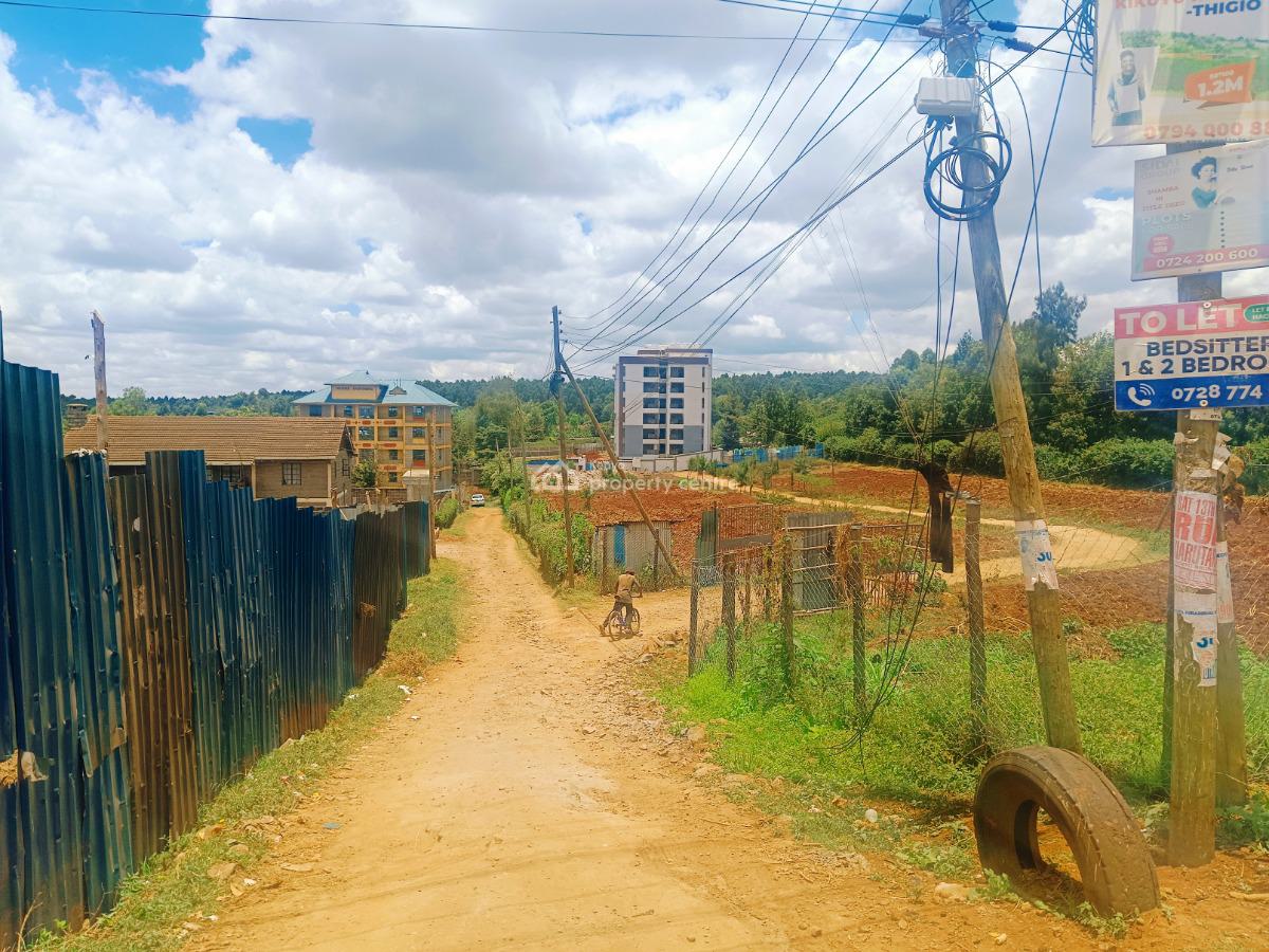Prime Plot for Apartment Development in Thogoto, Kikuyu!, Thogoto, By-pass, Kikuyu, Kiambu, Residential Land for Sale