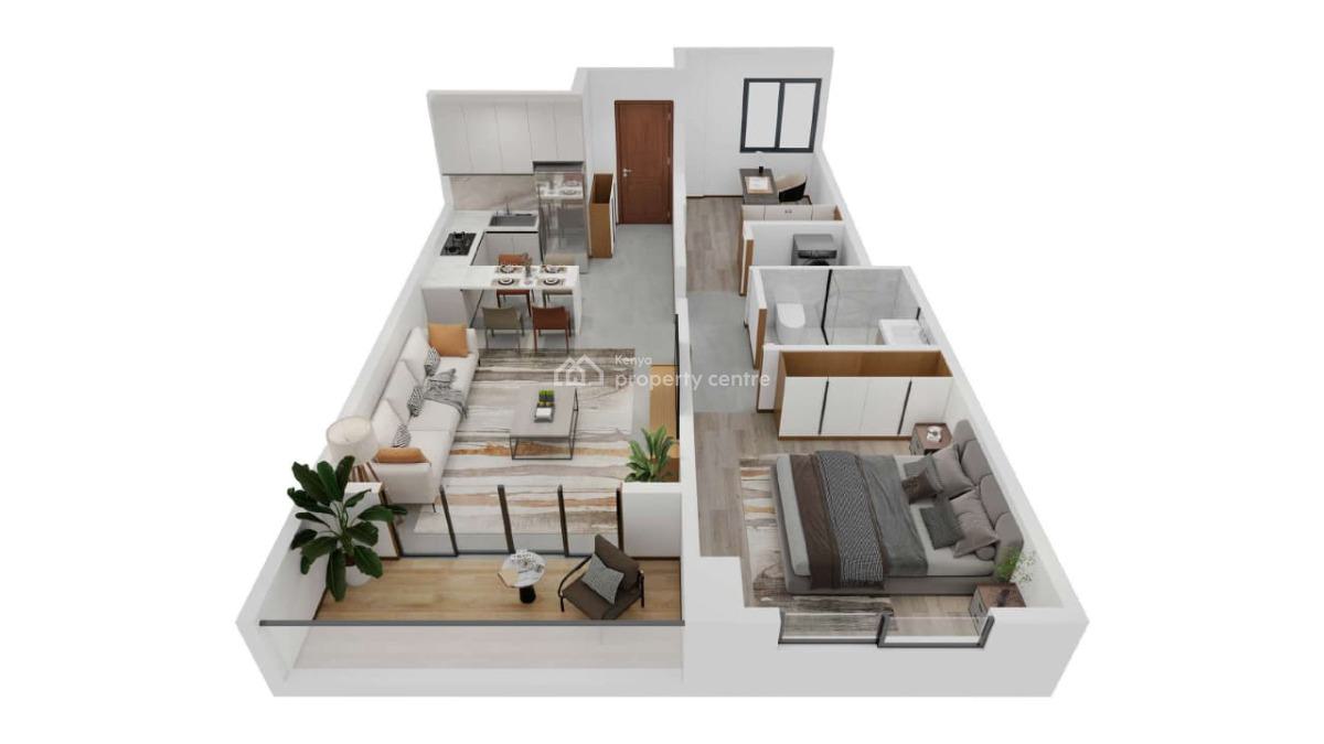 Atreus Brookside   Stylish 1 Bedroom Apartments  in Westlands, Brookside, Westlands, Nairobi, Apartment for Sale