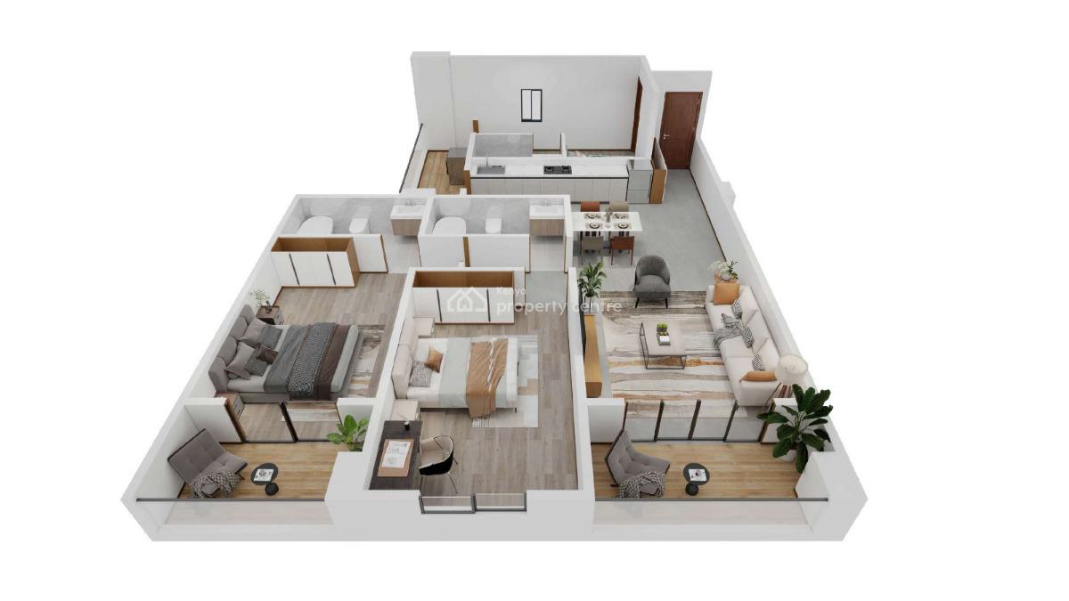 Atreus Brookside   Stylish 1 Bedroom Apartments  in Westlands, Brookside, Westlands, Nairobi, Apartment for Sale