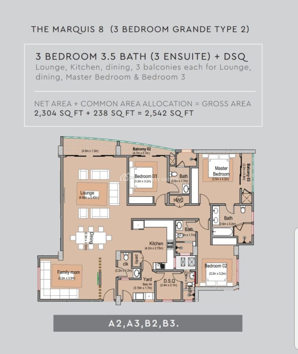 Exquisite 4bedroom All Ensuite Duplex Apartment Plus Dsq in Kileleshwa, Kileleshwa, Nairobi, Apartment for Sale